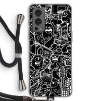 Vexx Black City : OnePlus Nord 2 5G Transparant Hoesje met koord