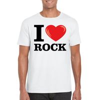 I love rock t-shirt wit heren - thumbnail