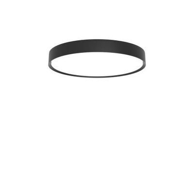 Louis Poulsen Slim Round 440 Surface Mounted Plafondlamp - 3000K 2404lm Dali - Opal - Zwart