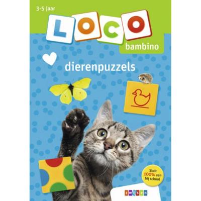 Loco Bambino Oefenboekje Dierenpuzzels