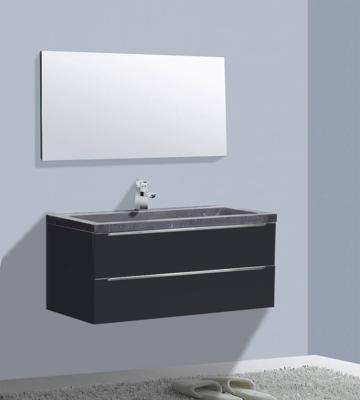 Badmeubel Senza Stone 120 Hoogglans Antraciet