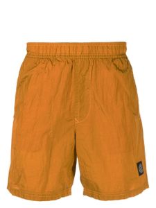 Stone Island short de bain à logo brodé - Orange