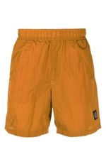 Stone Island short de bain à logo brodé - Orange