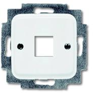 Busch-Jaeger 2CKA001753A3833 Modulaire jack insert Afdekking Zuiver wit (RAL 9010), Wit 1 stuk(s)