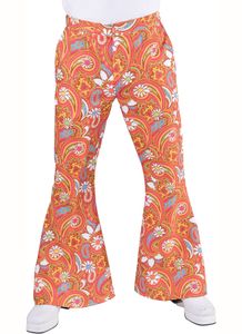 Hippiebroek paisley bruin