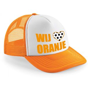 Snapback/cap - Wij hartje oranje - voetbal - supporter - Koningsdag - EK/WK    -