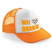 Snapback/cap - Wij hartje oranje - voetbal - supporter - Koningsdag - EK/WK    -