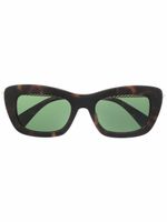 Lanvin lunette de soleil à monture papillon - Marron