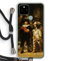 De Nachtwacht: Pixel 5 Transparant Hoesje met koord