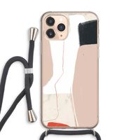 Lava: iPhone 11 Pro Max Transparant Hoesje met koord