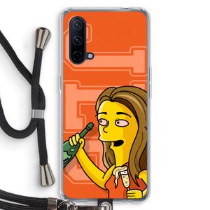 Jamie Lee Simpson: OnePlus Nord CE 5G Transparant Hoesje met koord