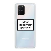 Don't need approval: Samsung Galaxy S10 Lite Transparant Hoesje