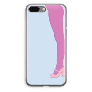 Pink panty: iPhone 8 Plus Transparant Hoesje
