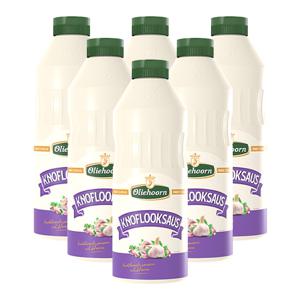 Oliehoorn - Knoflooksaus - 6x 900ml