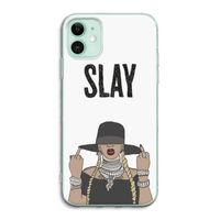 Slay All Day: iPhone 11 Transparant Hoesje