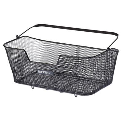Basil base xl - fietsmand - achterop - zwart
