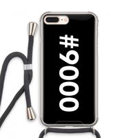 #9000: iPhone 7 PLUS Transparant Hoesje met koord