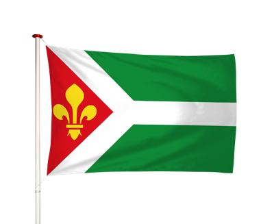 Vlag Gerkesklooster - Gerkeskleaster (fr) Vlag Gerkesklooster - Gerkeskleaster (fr)