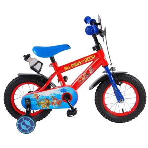 Volare Jongensfiets Paw Patrol 12 Inch 23 cm Jongens Terugtraprem Rood