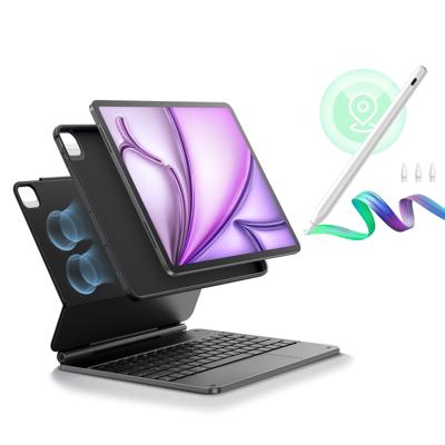 iPad Air 13" (M4) 2026 Bundle Rebound Magnetic Keyboard Case 360 & Digital Pencil-US Layout-Black