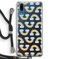 Regenboog: Huawei P20 Transparant Hoesje met koord