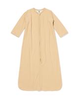 HEMA Babyslaapzak met afneembare mouwen rib 0.5tog zand (zand)