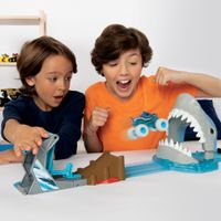 Monster Jam , officiële Megalodon Mayhem-speelset met exclusieve metalen Megalodon-monstertruck op een schaal van 1:64. - thumbnail