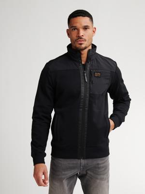 Petrol Sweater Collar Zip M-3050-swc323 Vest 9111 Deep Black