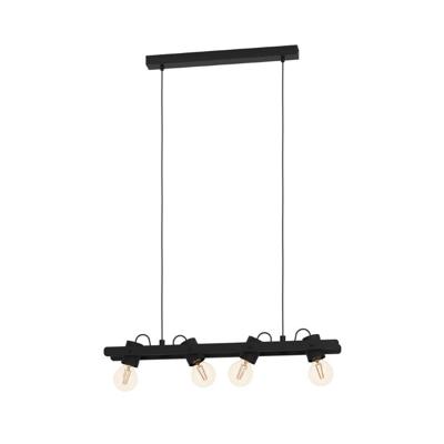 Eglo 4-lichts hanglampPlimsoll zwart - 43848