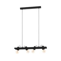 Eglo 4-lichts hanglampPlimsoll zwart - 43848