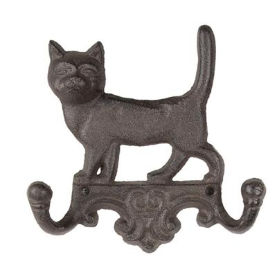 Clayre & Eef Wandkapstok kat 16x4x16cm