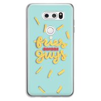 Always fries: LG V30 Transparant Hoesje