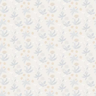 Dutch Wallcoverings Langenas - Fleur Grey - Grijs