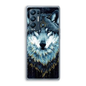 Darkness Wolf: Oppo Find X3 Neo Transparant Hoesje