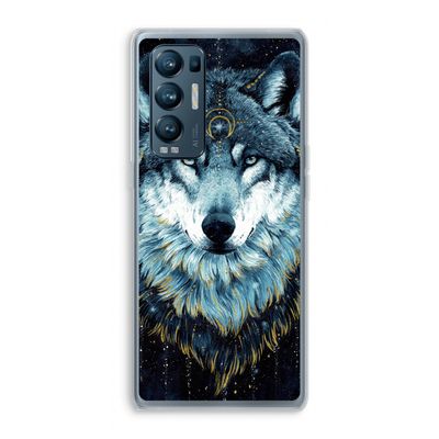Darkness Wolf: Oppo Find X3 Neo Transparant Hoesje