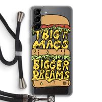 Big Macs Bigger Dreams: Samsung Galaxy S21 Plus Transparant Hoesje met koord
