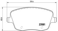 Remmenset, remschijf BREMBO, Remschijftype: Geperforeerd, Inbouwplaats: Achteras: , u.a. für Skoda, Seat, VW