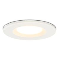 Venezia LED inbouwspot - 6 Watt 650 lumen - 2700K warm wit - Dimbaar - Rond - IP65 waterdicht - Wit - Voor binnen buiten en badkamer