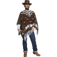 Authentieke cowboy kostuum - heren - poncho - western - verkleedkleding