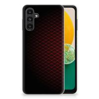 Samsung Galaxy A13 | A04s | TPU bumper | Geruit Rood