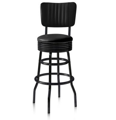 Bar Stool BS-29-77-CB - Volledig Zwart