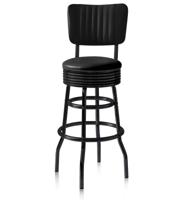 Bar Stool BS-29-77-CB - Volledig Zwart Bar Stool BS-29-77-CB - Volledig Zwart