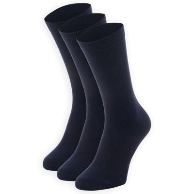 Daily Sok Bio-Katoen 3-Pack | Donkerblauw | 43/46