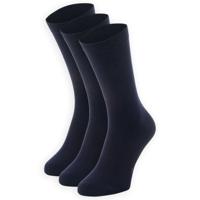 Daily Sok Bio-Katoen 3-Pack | Donkerblauw | 43/46