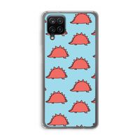Dinosawrr: Samsung Galaxy A12 Transparant Hoesje