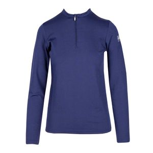 Mondoni Active trainingsshirt longsleeve donkerblauw maat:l