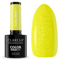 Claresa uv/led gellak 5ml funky disco 1 yellow groove