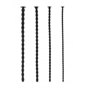 Silicone Spiral Screw Plug Set - Advanced - Black