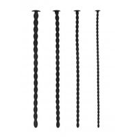 Silicone Spiral Screw Plug Set - Advanced - Black - thumbnail