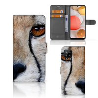 Samsung Galaxy A42 5G Telefoonhoesje met Pasjes Cheetah - thumbnail